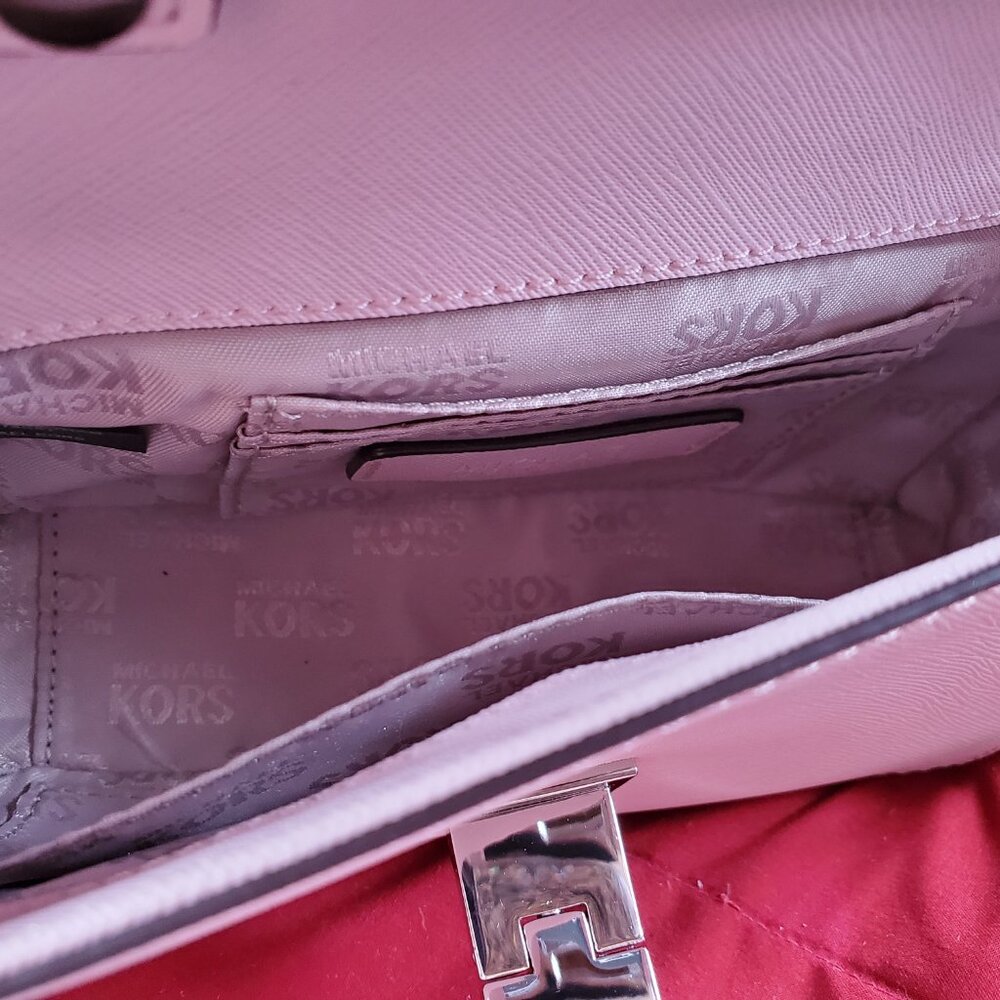 Michael Kors Tina Small Leather Clutch - Picture 15 of 16